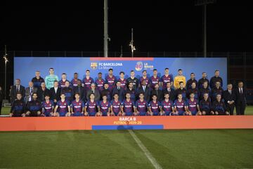 Equipo del FC Barcelona B masculino.