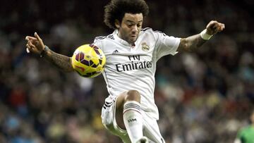 Marcelo cumple hoy diez años como jugador del Real Madrid.