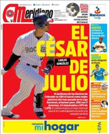 Portadas de la prensa deportiva