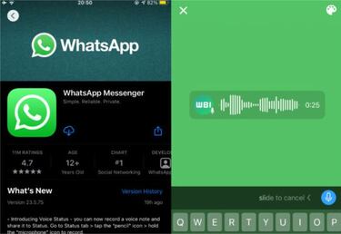 Llegan las notas de voz a los estados de WhatsApp. ¿Cómo funcionan?