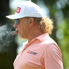 Fiesta del golf español en el día de Miguel Ángel Jiménez