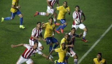 Brasil-Paraguay en imágenes