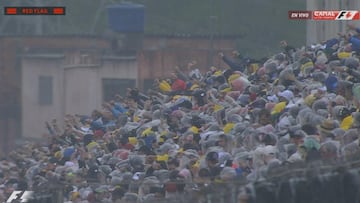 Enfado de los fans en Interlagos: Pulgares hacia abajo en gradas