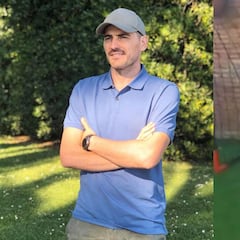 Iker Casillas presume de las habilidades como portero de su hijo de 4 años