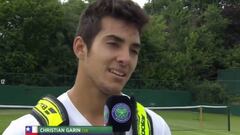 La alegría de Garín: "Nunca esperé esto; lo voy a dar todo"