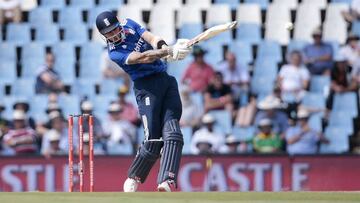 Alex Hales in action in the 3rd One Day International