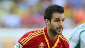 La Selección entrena sin Cesc Fàbregas ni Roberto Soldado