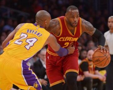 LeBron James y Kobe Bryant.