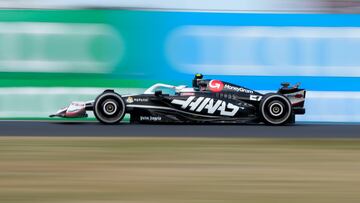 Hulkenberg, con el Haas en Japón.