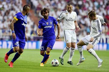 La Juventus jugaría la final de Champions en 2015. En la semifinal se enfrentó al Real Madrid. 