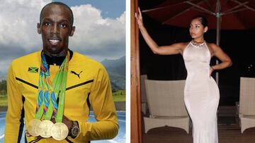 Usain Bolt y Kasi Bennet. Imágen: Instagram