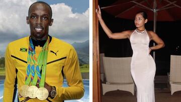 Usain Bolt y Kasi Bennet. Im&aacute;gen: Instagram