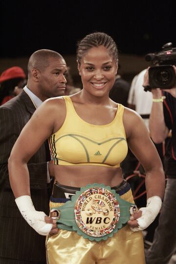 Laila Ali, hija del mí­tico Muhammad Ali.