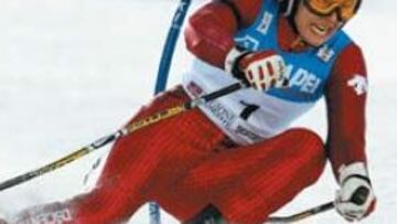 <b>EN EL PODIO.</b> Gran carrera de la española, que ya destaca en el esquí.