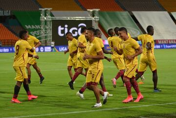 Atlético Nacional y Deportes Tolima se enfrentaron en el Atanasio Girardot en juego aplazado de la novena jornada de la Liga BetPlay 2020.