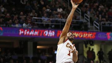 CLEVELAND, OH - JANUARY 18: Derrick Rose #1 of the Cleveland Cavaliers takes a shot against Elfrid Payton #2 of the Orlando Magic at Quicken Loans Arena on January 18, 2018 in Cleveland, Ohio. NOTE TO USER: User expressly acknowledges and agrees that, by downloading and or using this photograph, User is consenting to the terms and conditions of the Getty Images License Agreement. Justin K. Aller/Getty Images/AFP
== FOR NEWSPAPERS, INTERNET, TELCOS & TELEVISION USE ONLY ==