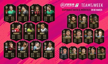 FIFA 19 Ultimate Team: TOTW 26 con Sterling y James como grandes estrellas