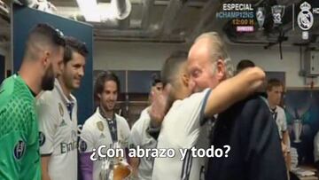 Isco se partió con el saludo de Lucas a Juan Carlos I: "¡Qué romántico!"