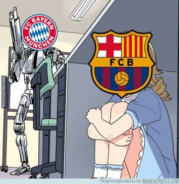 La derrota histórica del Barcelona, protagonista de los memes de la Champions