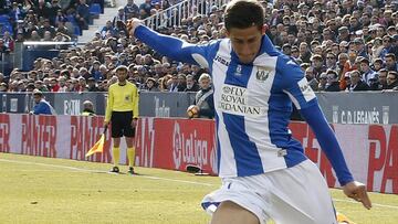 Szymanowski, en el partido que el Legan&eacute;s disput&oacute; ante el Athletic.