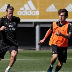 Bale y James podían haber jugado ante el Brujas