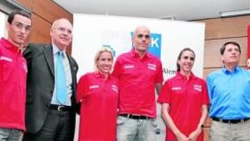 España, Marta, Estévez y Nuria.