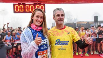 Mireia Belmonte se estrena en media marat車n en Sevilla