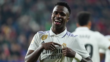 Vinicius Junior ha participado en los últimos ocho goles del Madrid y ha superado a tres de sus mejores marcadores: Araújo, Foyth y Reece James.