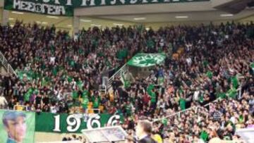 La afición del Panathinaikos.