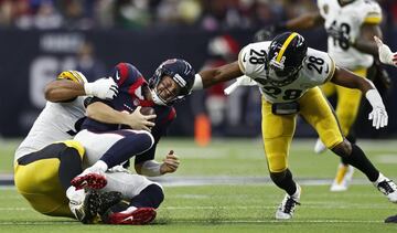 Pittsburgh Steelers dominan de principio a fin a unos heridos Houston Texans