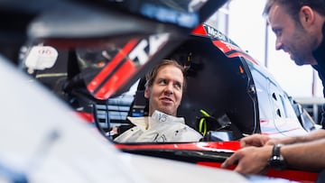 Vettel, en el Hypercar del Porsche Penske Motorsport.