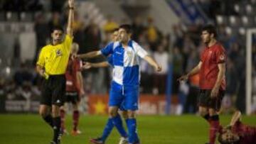 Momento de la expulsión de Óscar Ramírez.