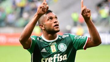 Miguel Ángel Borja espera que su segundo año con el Palmeiras logre brillar