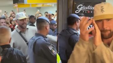 Travis Kelce desata la locura en su llegada al aeropuerto de Brasil