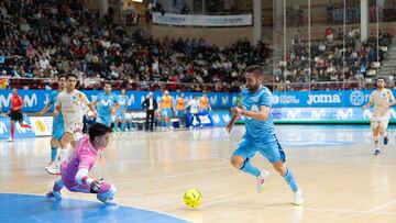 El Movistar sigue líder pese a empatar y el Jaén golea al Barça