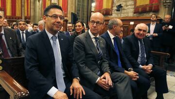Josep María Bartomeu y Jordi Cardoner.