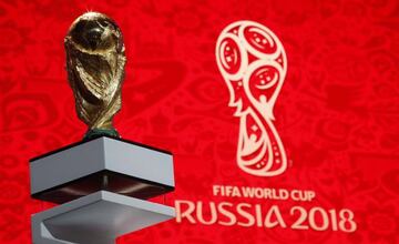 The World Cup trophy is on display during the "Behind the scenes of the Final Draw" event prior to the upcoming Final Draw of the 2018 FIFA World Cup Russia in Moscow, Russia November 29, 2017.