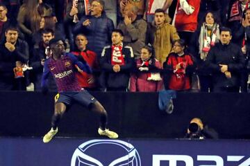 Dembélé recently scored the equaliser against Rayo from the bench.