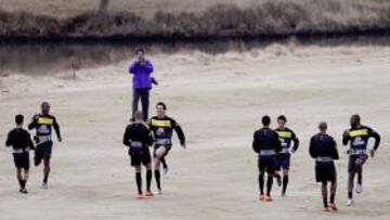 <b>EN LA PLAYA. </b>Brasil trabajó en la playa en el día de ayer.