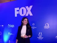 María Celeste Paredes, exfutbolista de Guatemala, disfruta de su faceta como periodista, comentando los partidos de la UEFA Champions League en FOX.