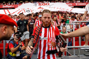 Muniain, tras el homenaje por sus 500 partidos