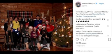 Los ex jugadores de fútbol Fernando Sanz y Fernando Morientes junto a sus familias han disfrutado de la entrañable visita navideña a Papá Noel en Laponia, Finlandia.