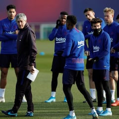 Setién está disfrutando como un niño