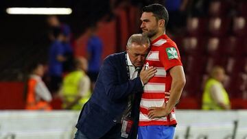 Jorge Molina tras el partido.