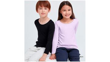 Camiseta térmica Uniqlo para niños.