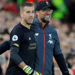 Adrián debuta con el Liverpool