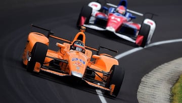 Fernando Alonso en Indy 500 2017 con McLaren