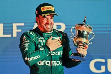 Fernando Alonso (Aston Martin). Sakhir, Bahréin. F1 2023.