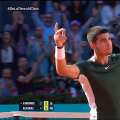 El punto del torneo de Alcaraz en bola de set y al número 1 del mundo
