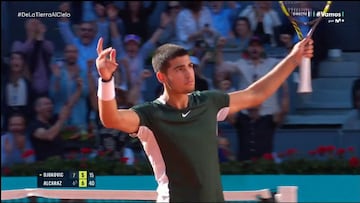 El punto del torneo de Alcaraz en bola de set y al n¨²mero 1 del mundo